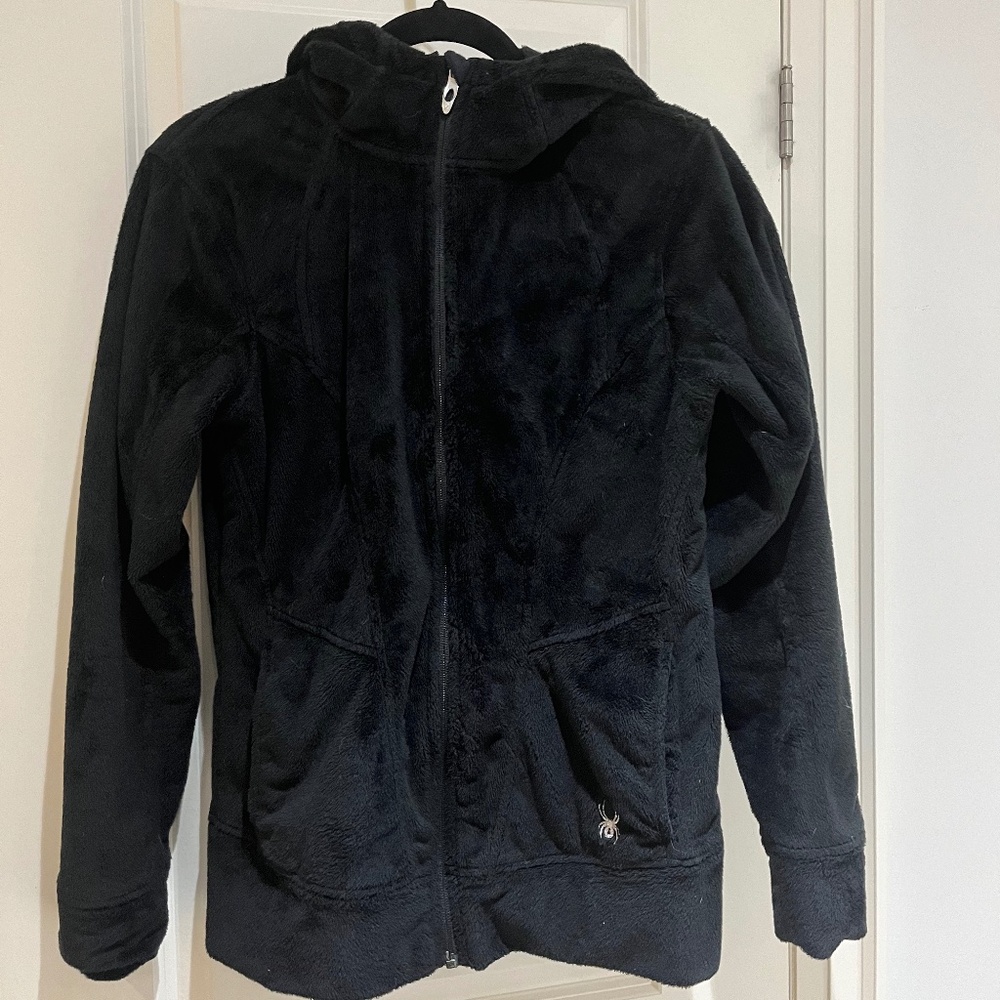 Spyder Black Fleece Hoodie - M